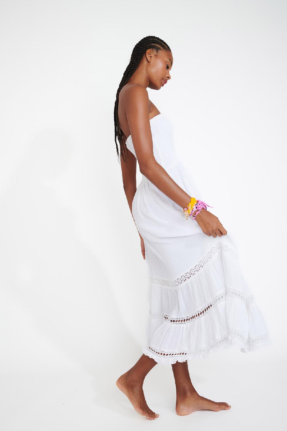 Banana Moon Dress White MAGALIA SEALBEACH