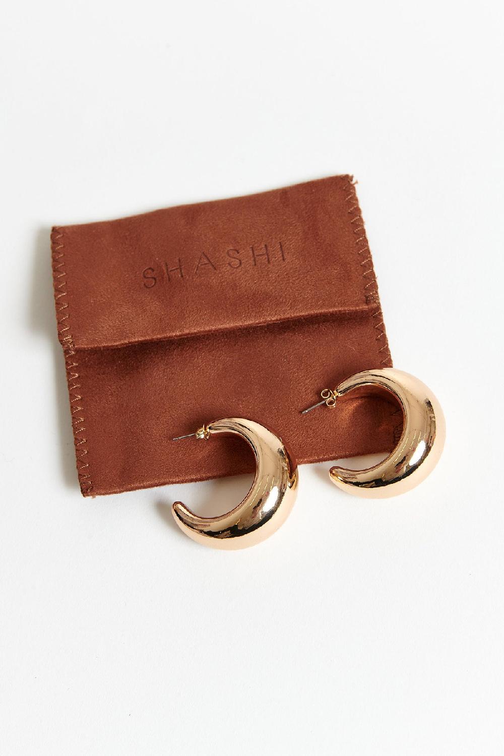 Banana Moon Earrings Gold EARRINGS SHASHI