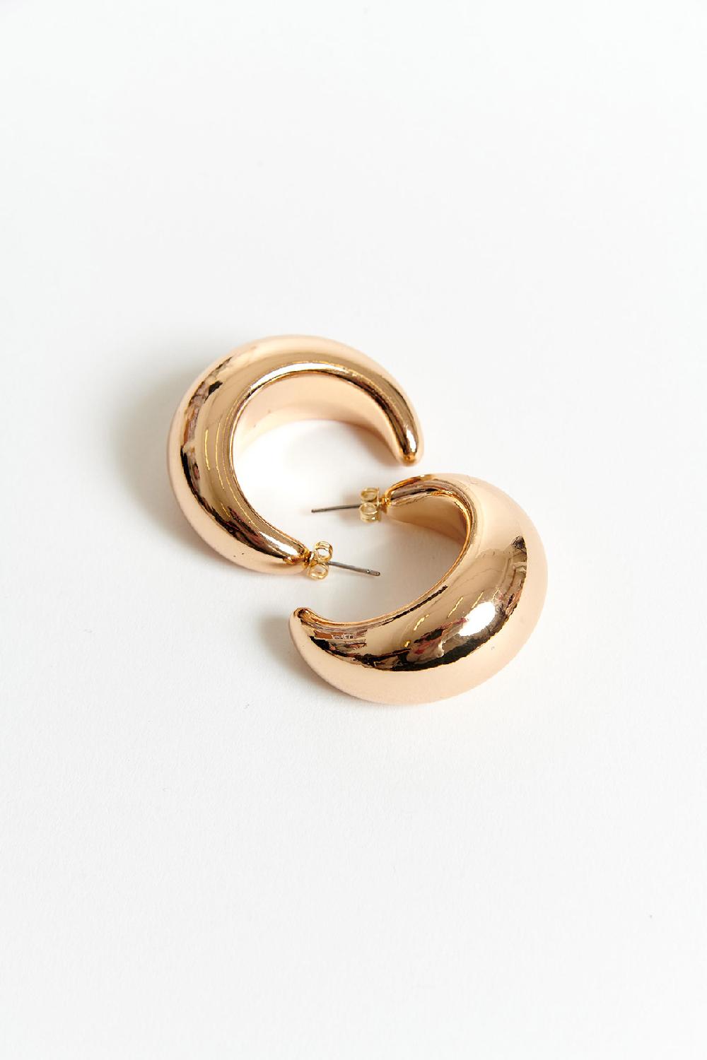 Banana Moon Earrings Gold EARRINGS SHASHI