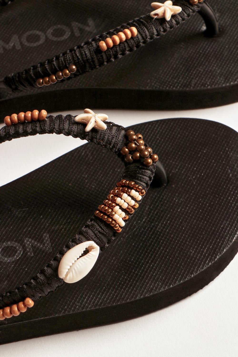Banana Moon Flip-Flops Black LUCEROS TAHUATA