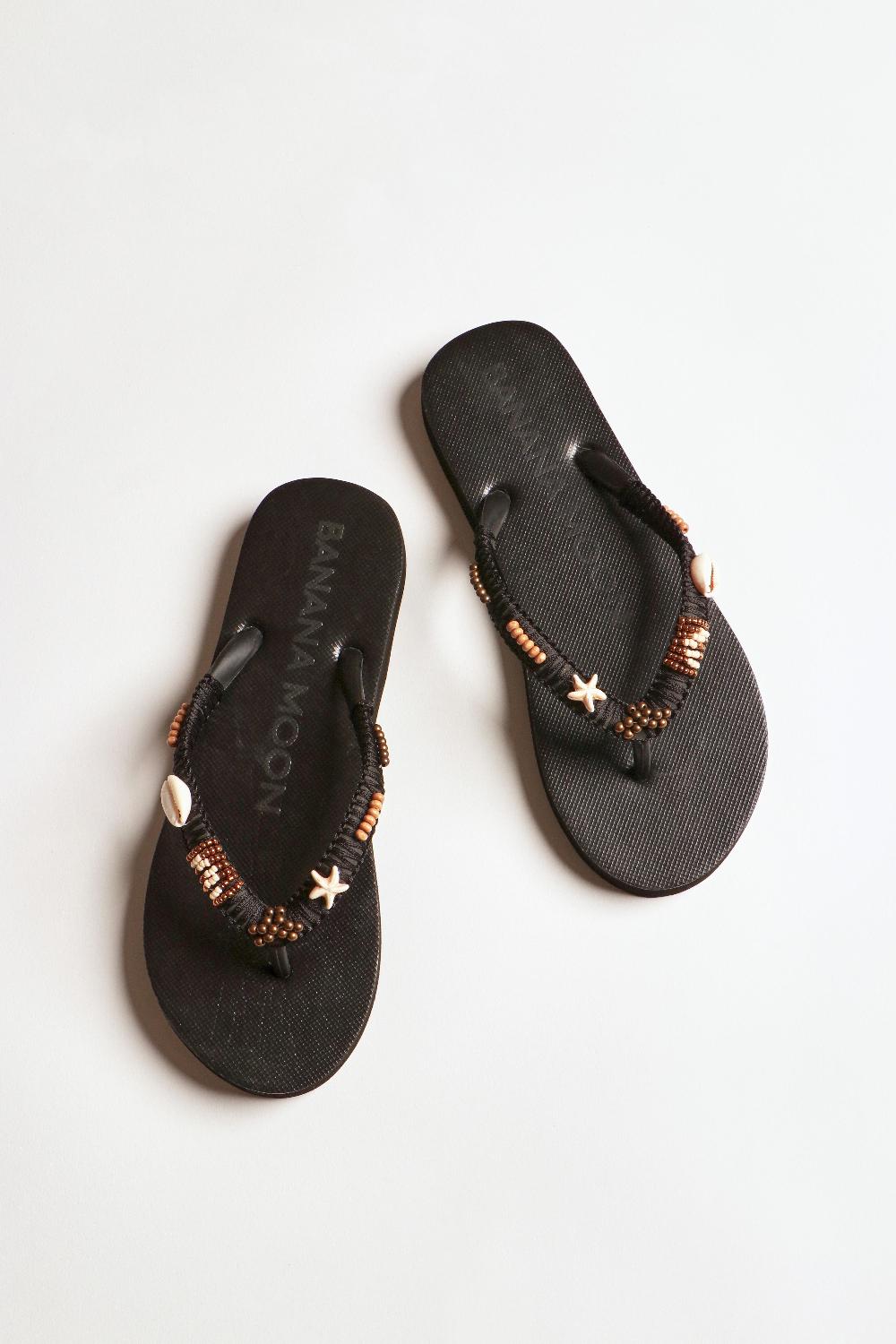 banana moon Flip-Flops Black LUCEROS TAHUATA