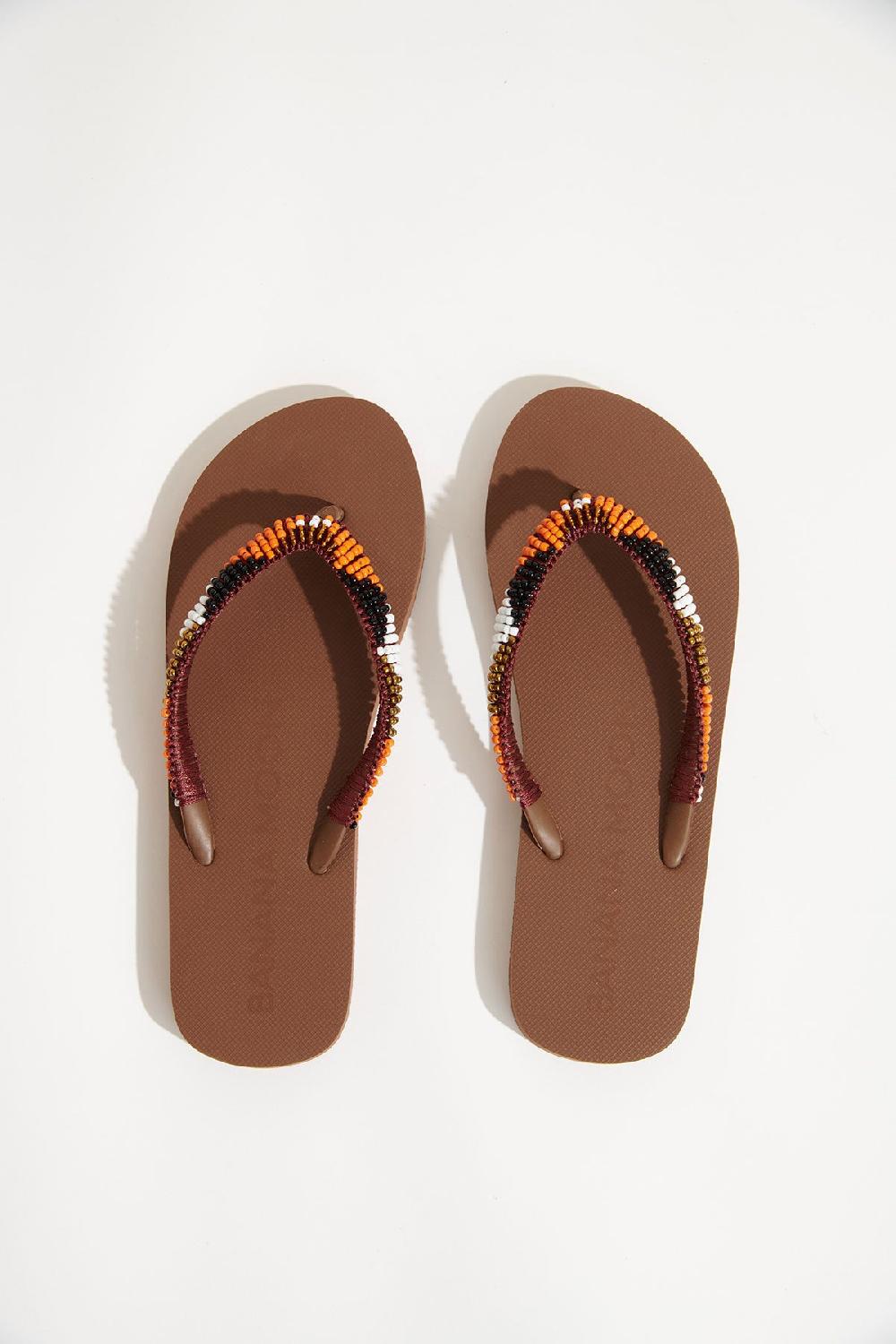 Banana Moon Flip-Flops Brown CALISUN SEASIDE