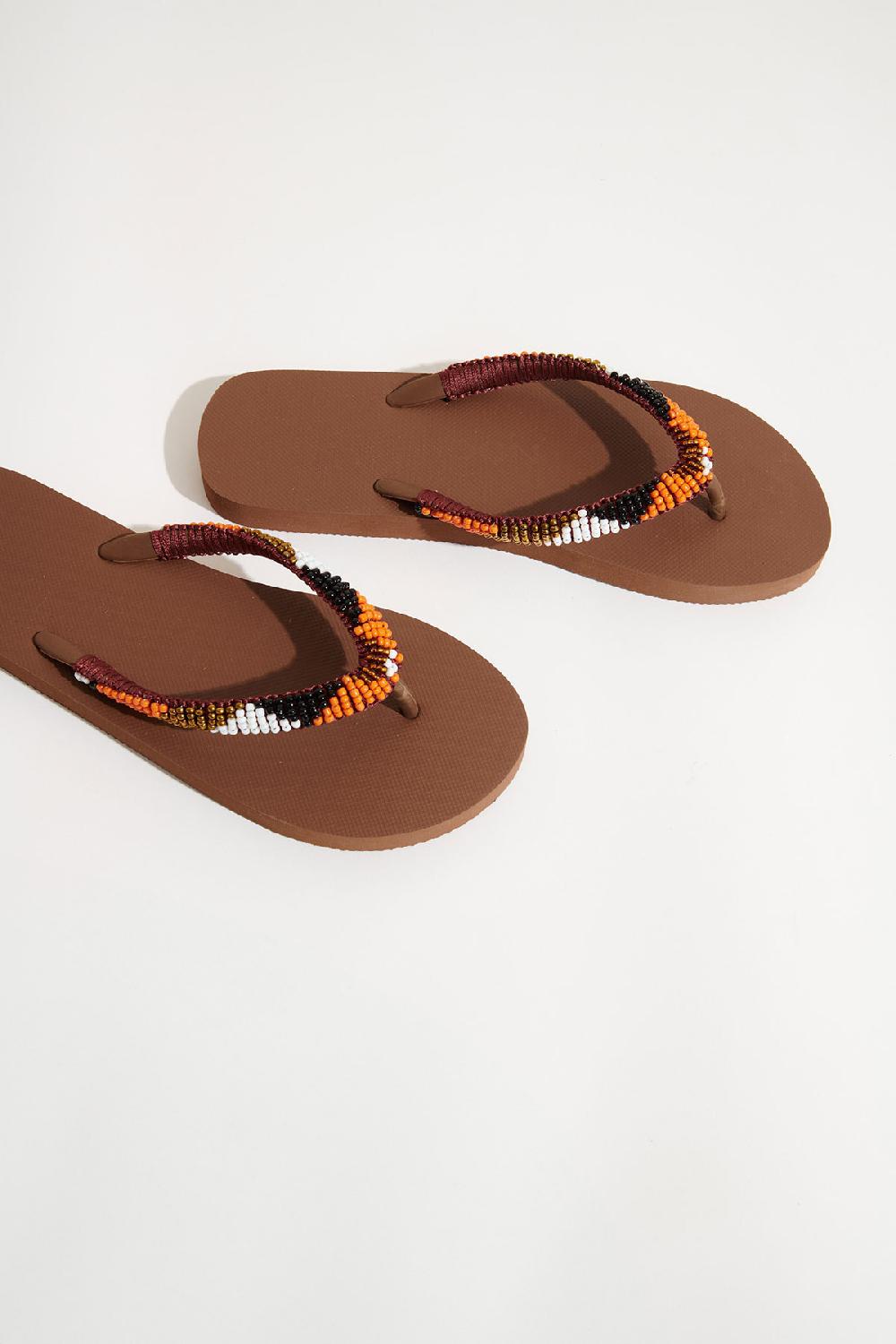 Banana Moon Flip-Flops Brown CALISUN SEASIDE