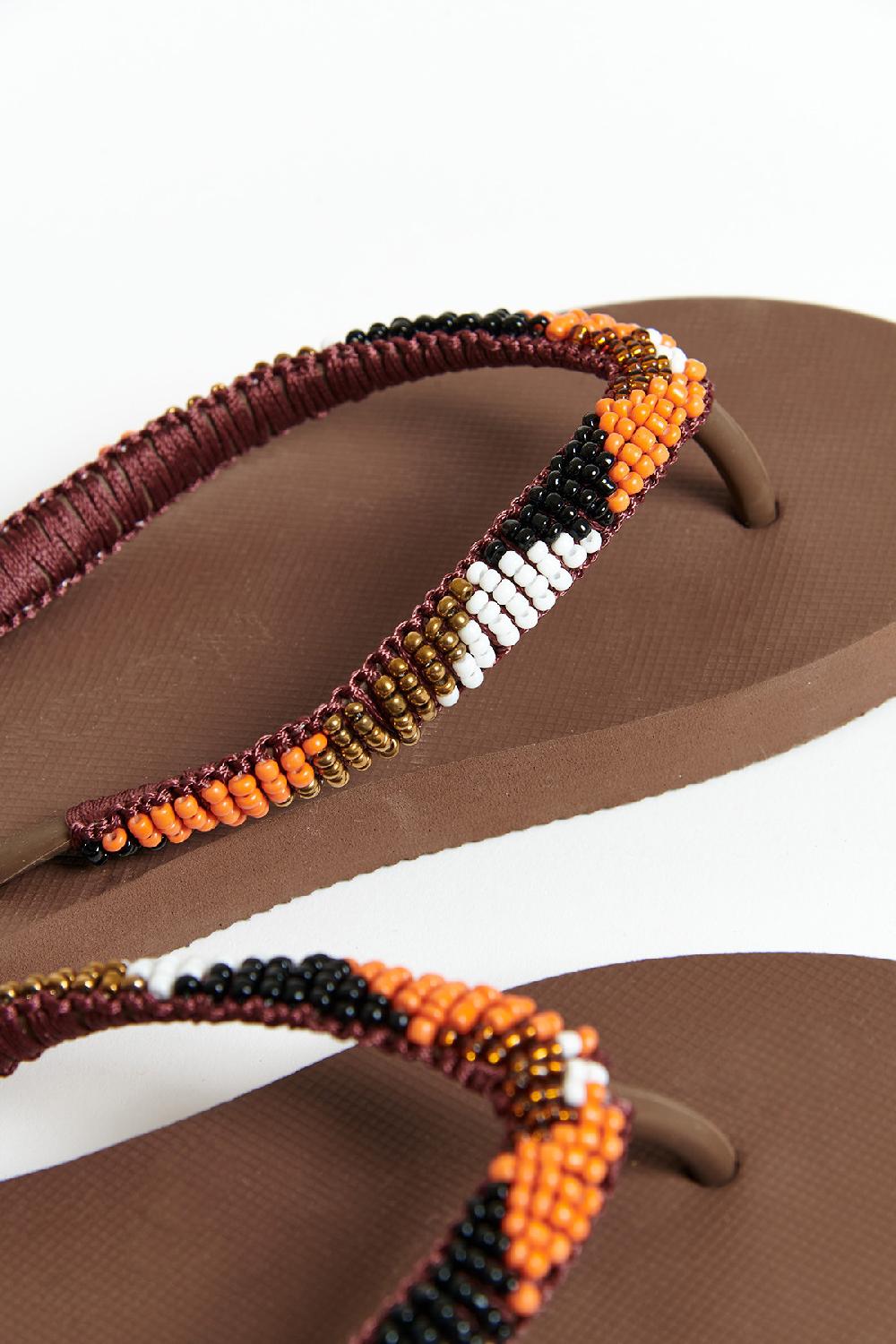 banana moon Flip-Flops Brown CALISUN SEASIDE