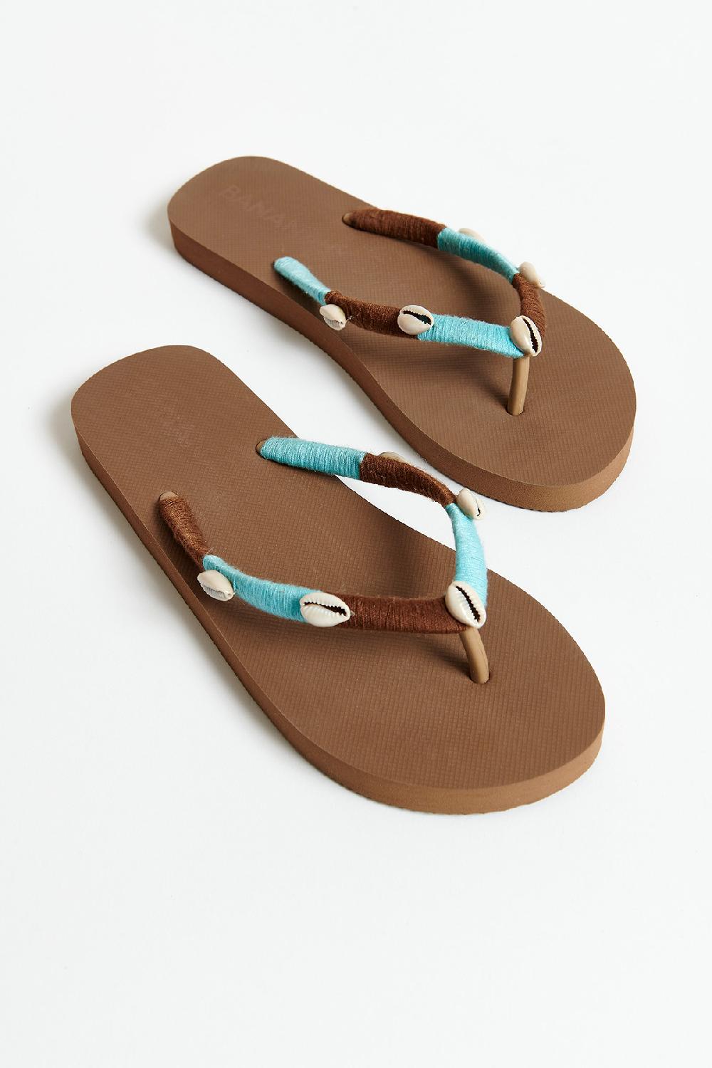 Banana Moon Flip-Flops Brown NILULU SEASIDE