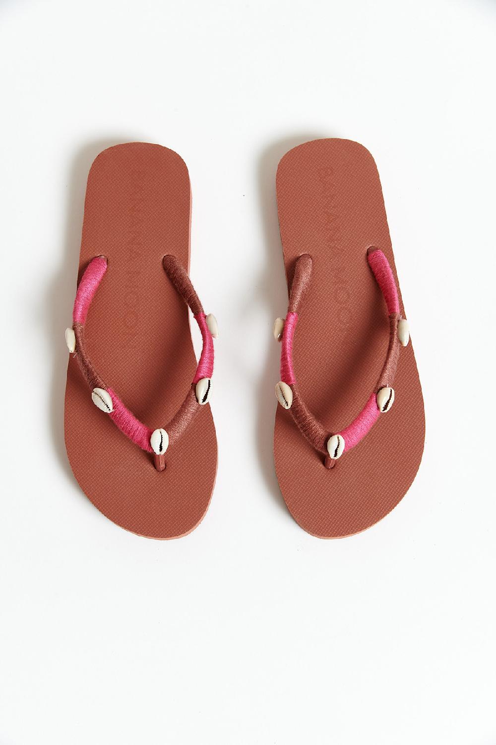 banana moon Flip-Flops Brown NILULU SEASIDE