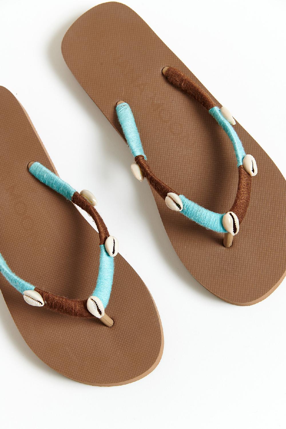 banana moon Flip-Flops Brown NILULU SEASIDE