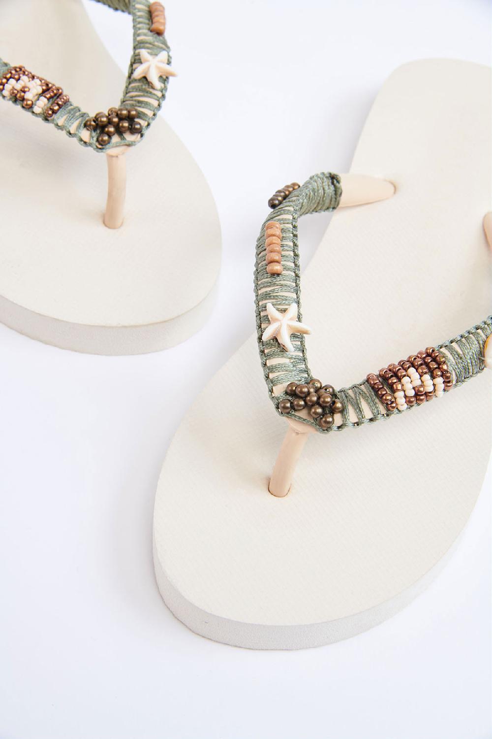 banana moon Flip-Flops Ecru LUCEROS TAHUATA