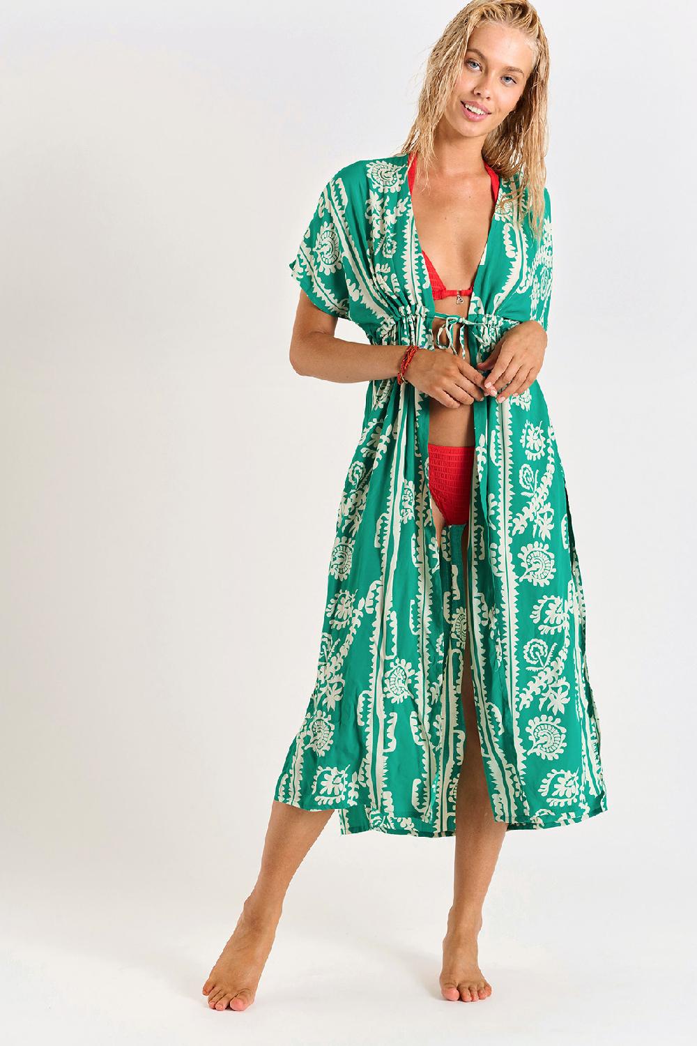 Banana Moon Kimono Green ELVIE SARONG