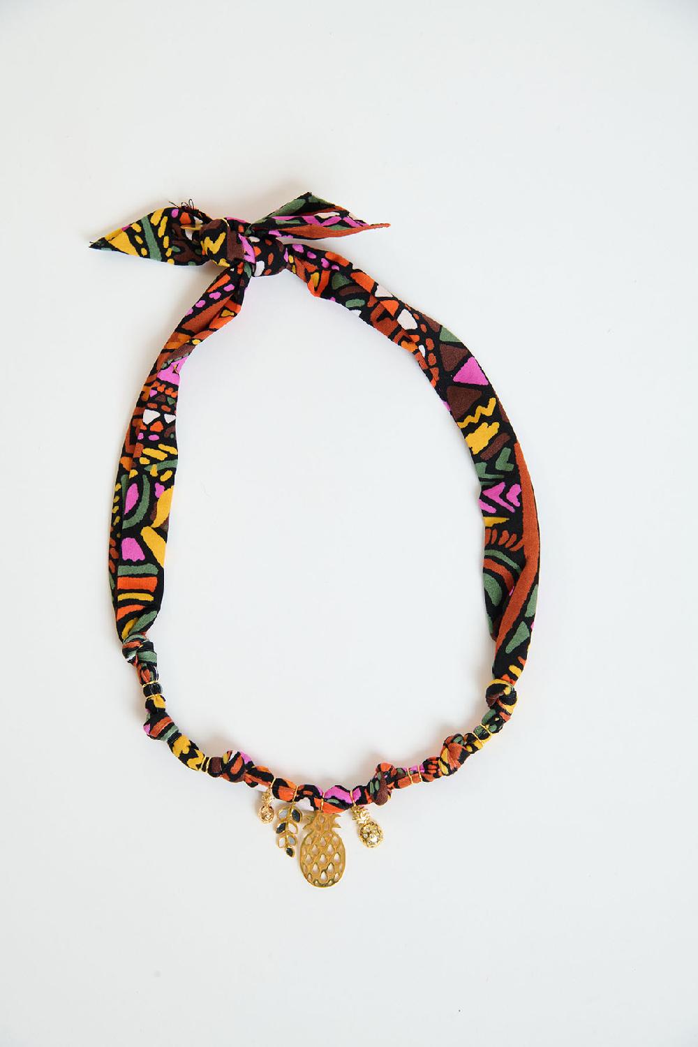 Banana Moon Long Necklace Black BIGRUB CHOCKER