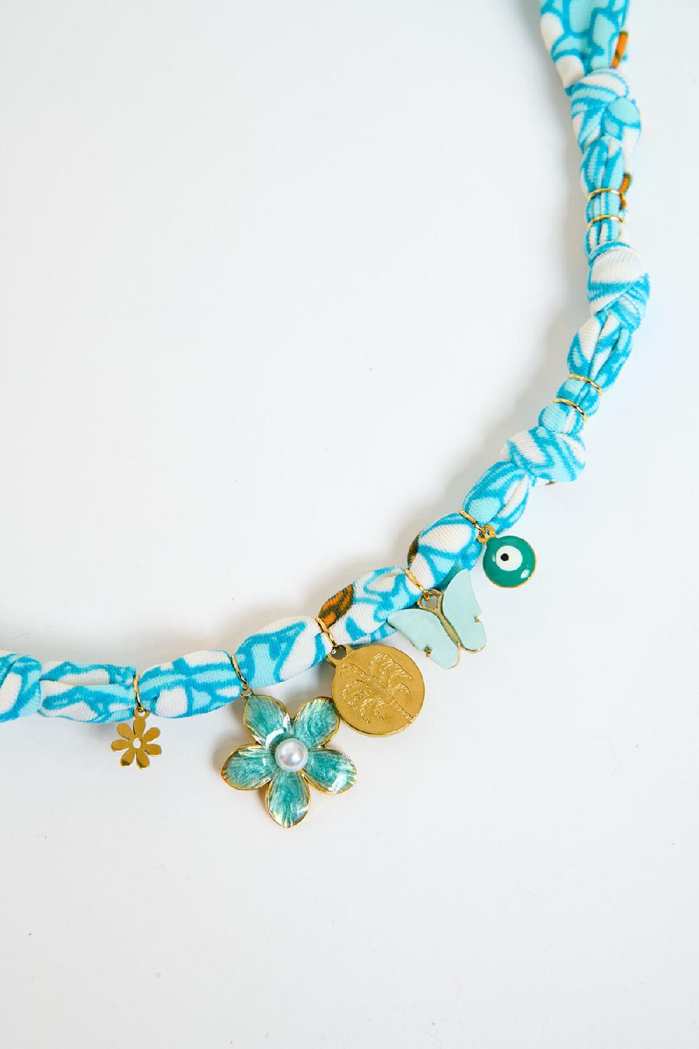 Banana Moon Long Necklace Blue BIGRUB CHOCKER