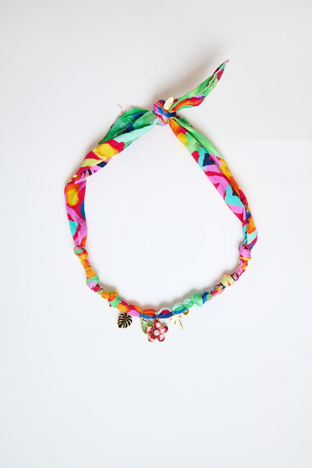 Banana Moon Long Necklace Red BIGRUB CHOCKER