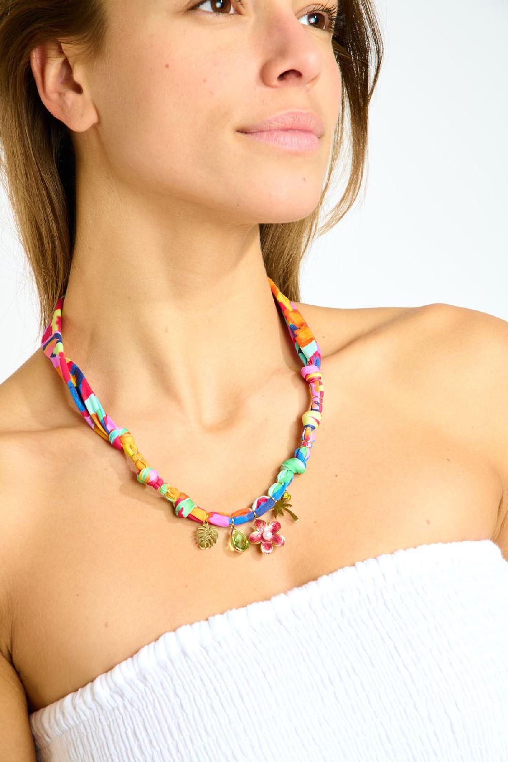 banana moon Long Necklace Red BIGRUB CHOCKER