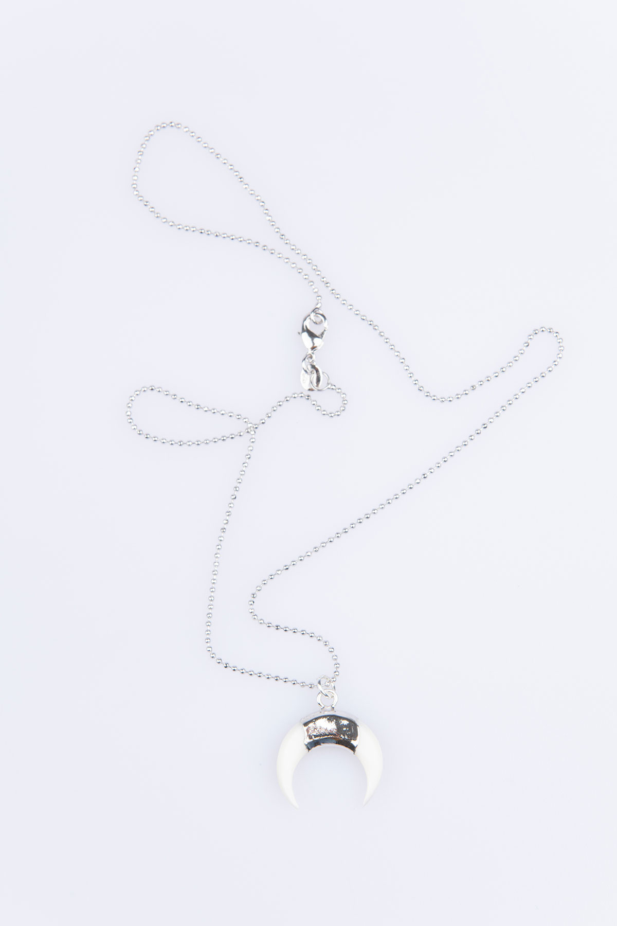 Banana Moon Necklace Grey CRESCENT SALTI CALI