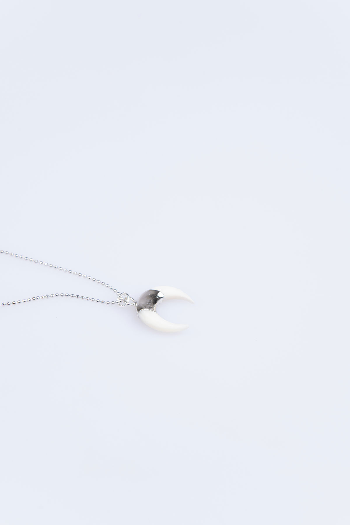 Banana Moon Necklace Grey CRESCENT SALTI CALI