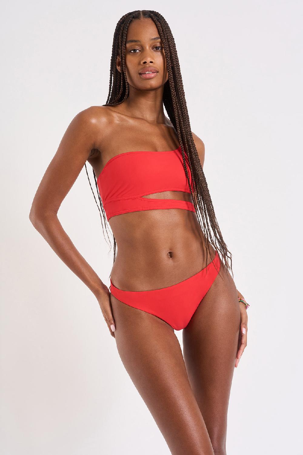 Banana Moon Red Bikini ASYMO & WILA SPRING