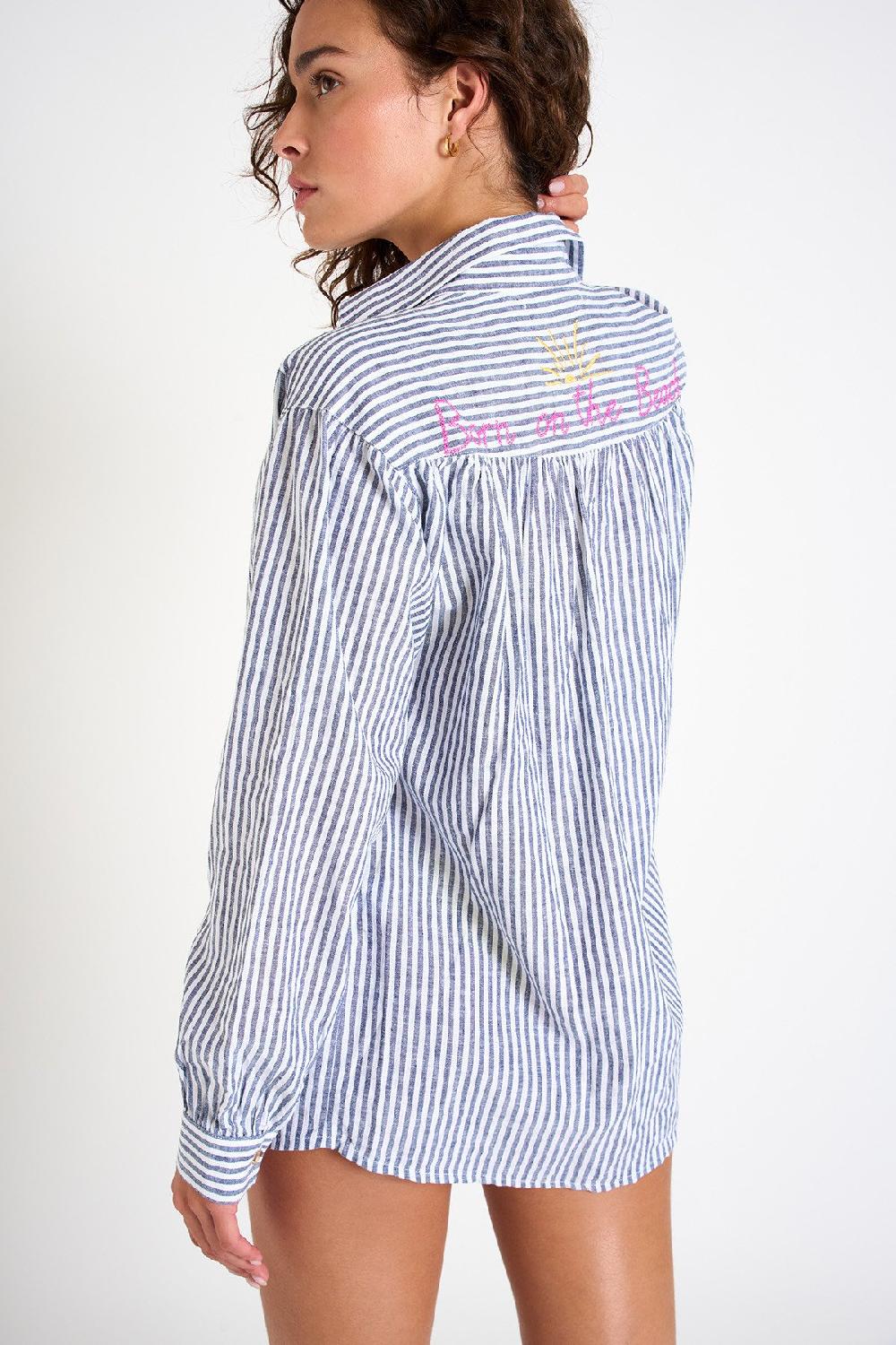 Banana Moon SHIRT Navy Blue KNIGHT VARKALA