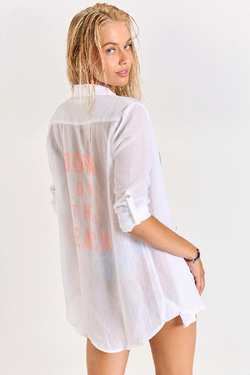 Banana Moon SHIRT White GARY ADILSON