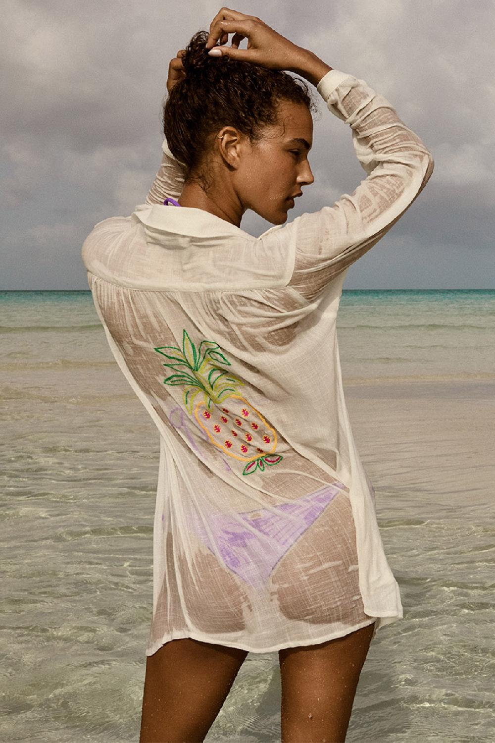 banana moon SHIRT White MIKA YESENIA