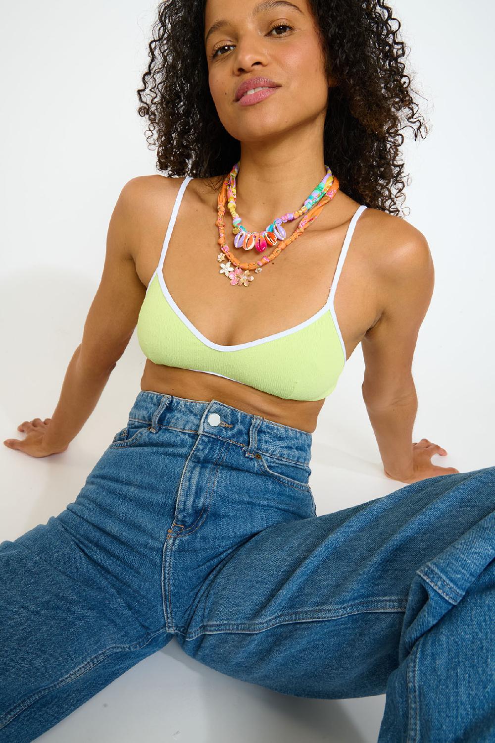 Banana Moon Short Necklace Purple SMALLRUB CHOCKER