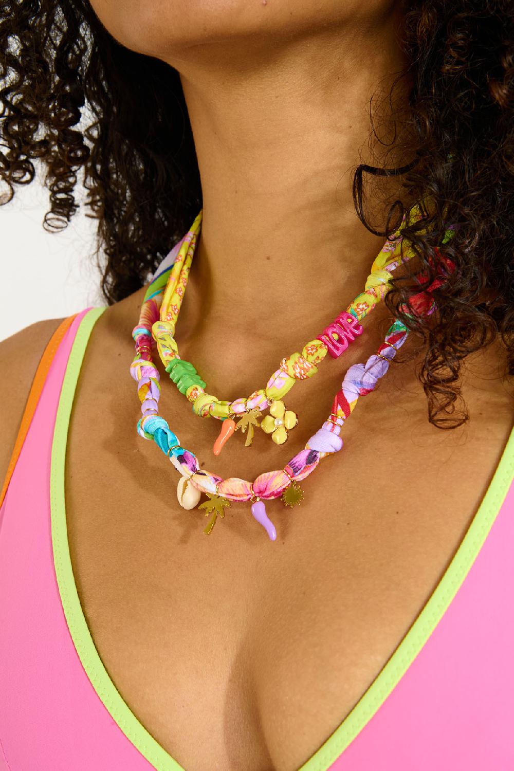 Banana Moon Short Necklace Yellow SMALLRUB CHOCKER