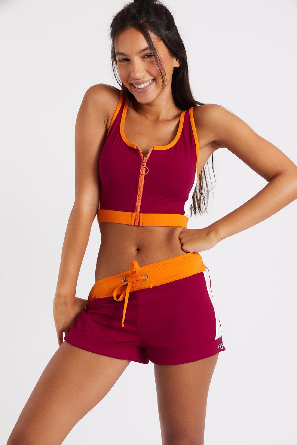 banana moon SHORTS Red MAGA SPRINT