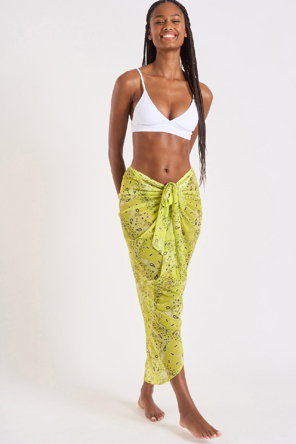 banana moon SKIRT Green LENAI BENITATUL