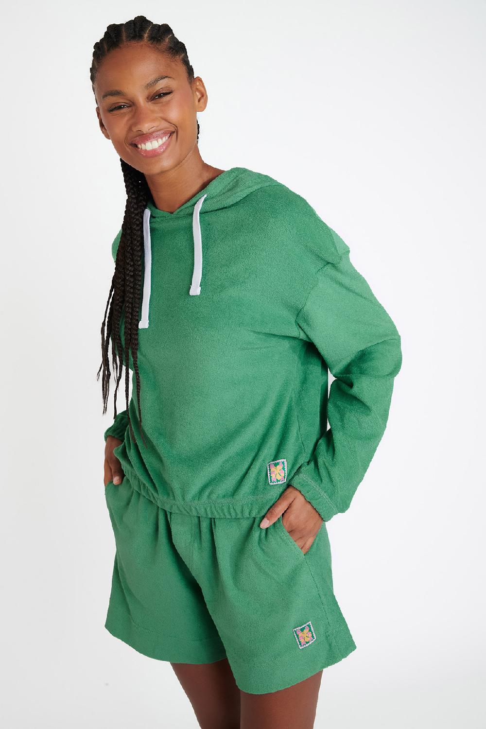 Banana Moon Sweatshirt Green ONEKA SEASPONGE