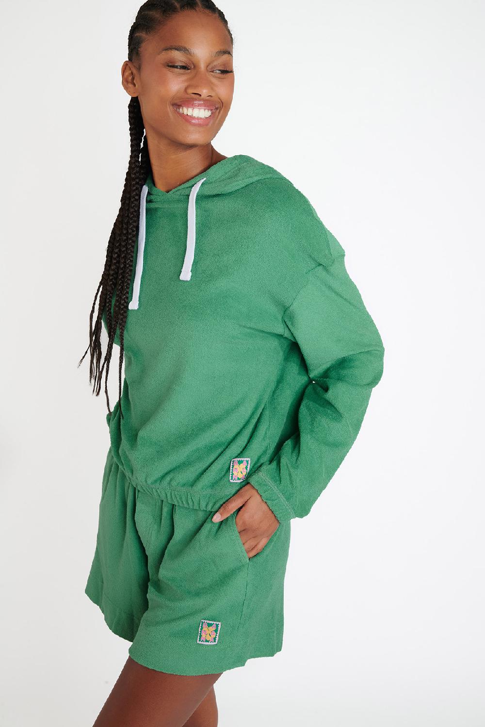 Banana Moon Sweatshirt Green ONEKA SEASPONGE