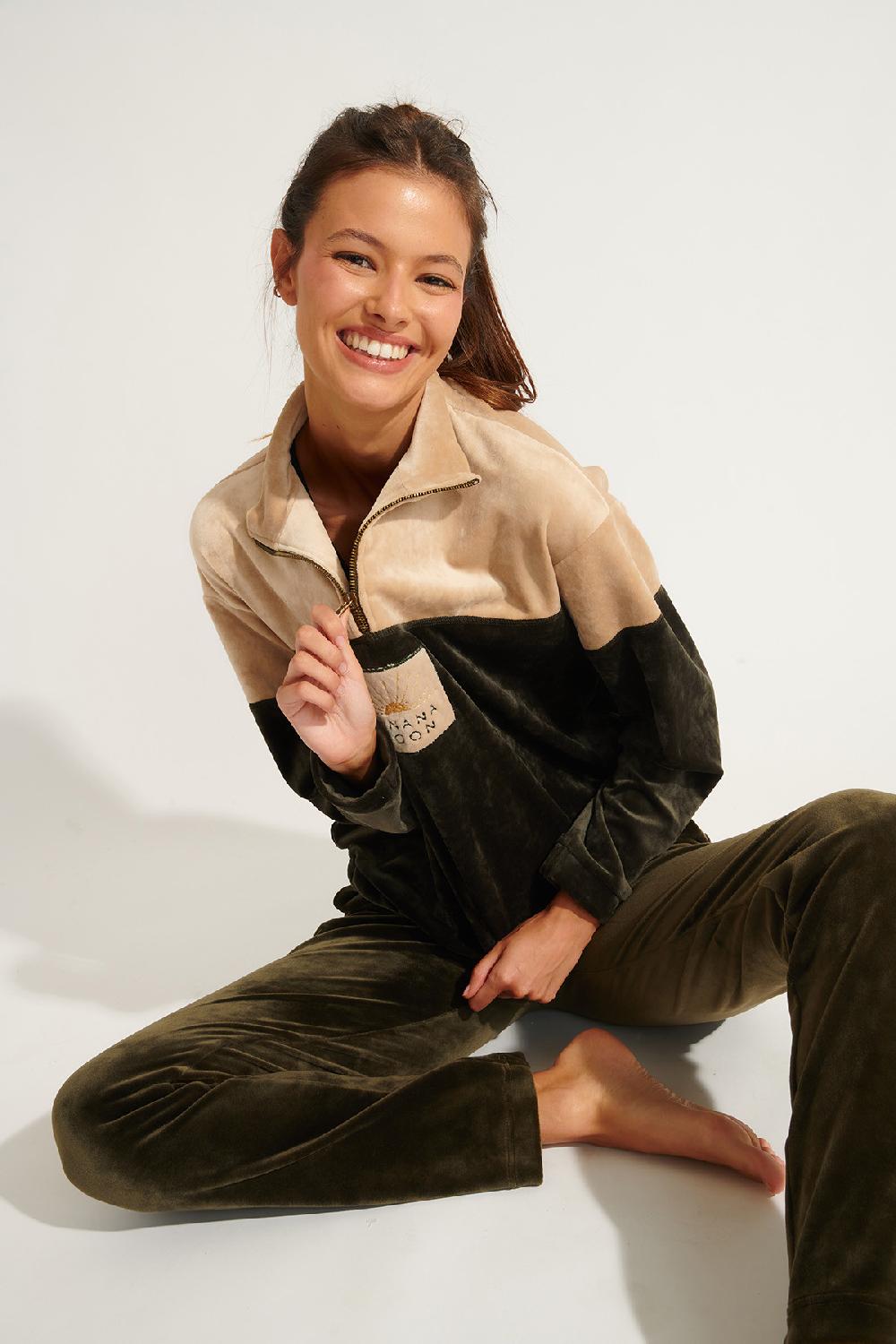 Banana Moon Sweatshirt Khaki AMIRA JETLAKE