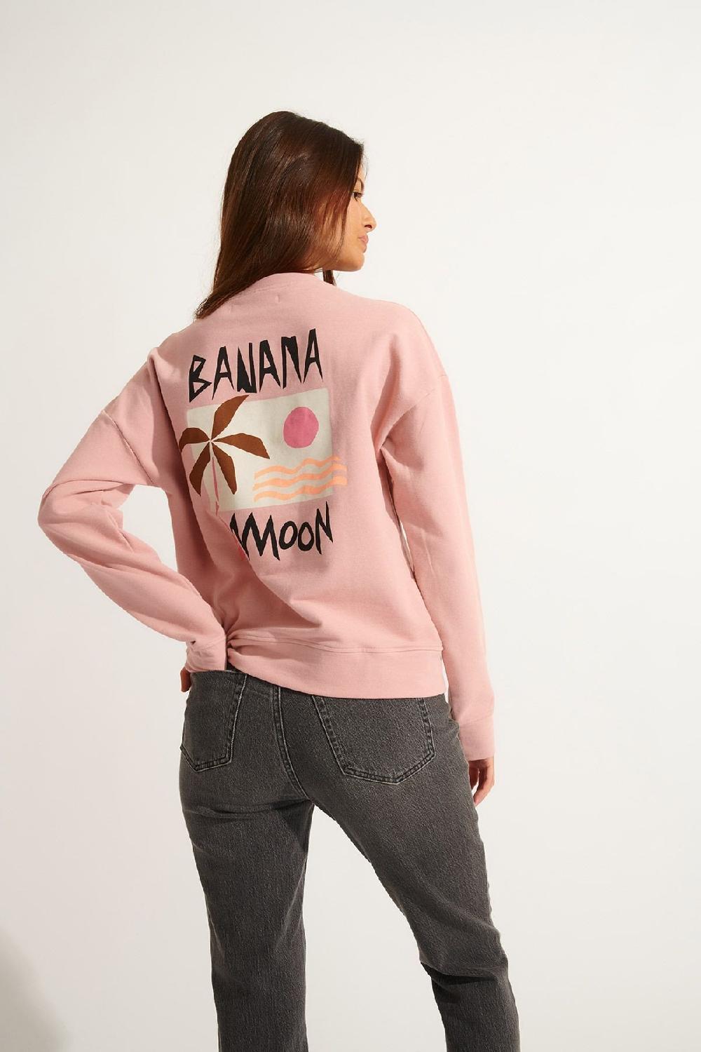 Banana Moon Sweatshirt Pink SWANTON MODELO