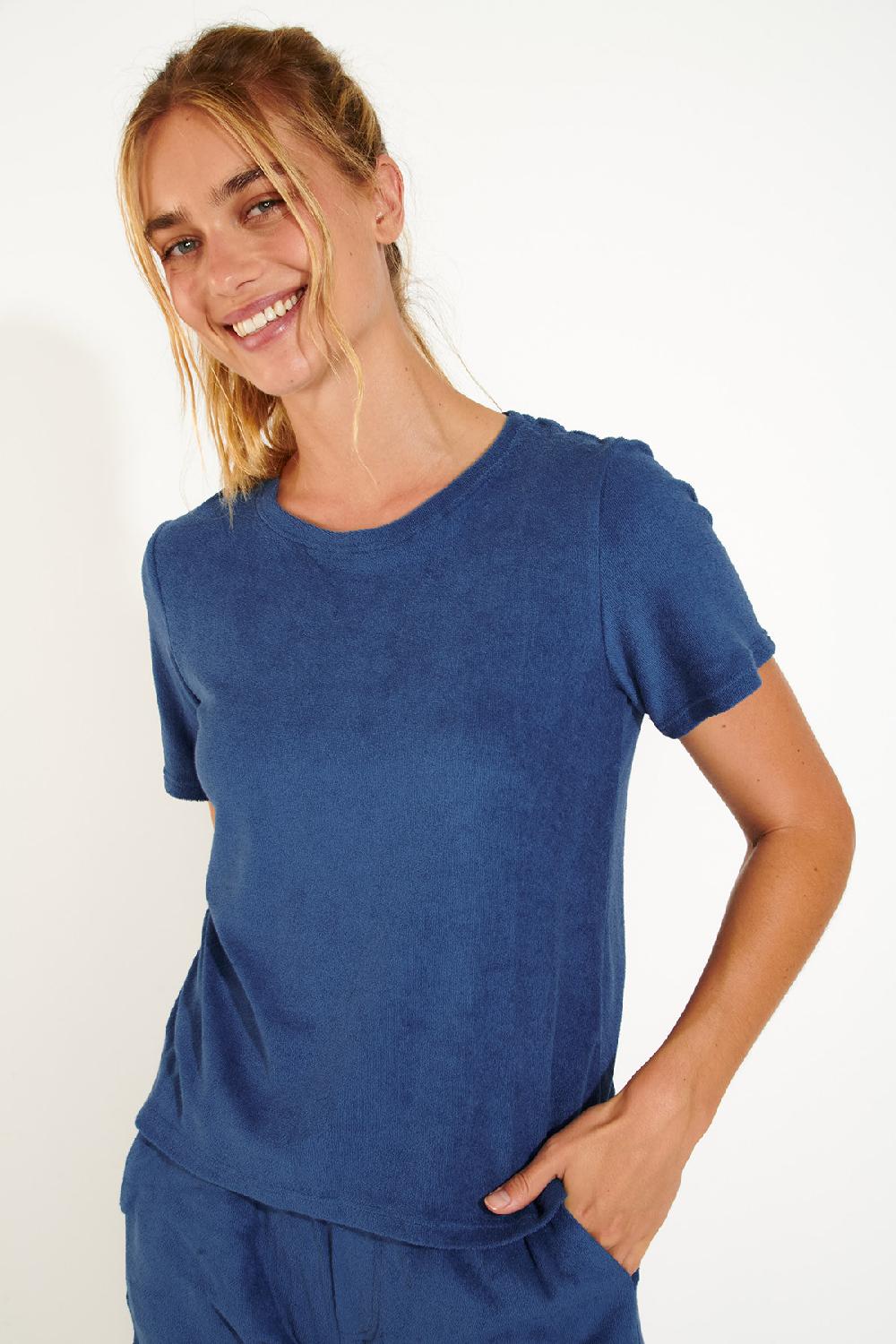 banana moon T-SHIRT Blue WAKEY SEASPONGE