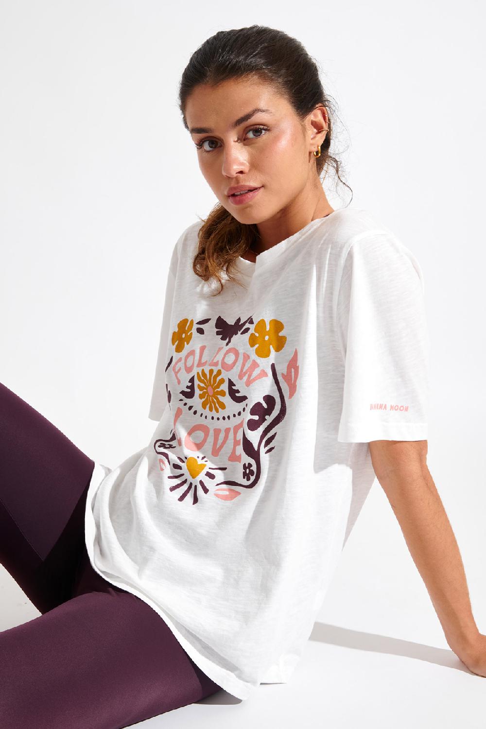 Banana Moon T-SHIRT Ecru ACELO DRIFTWOOD