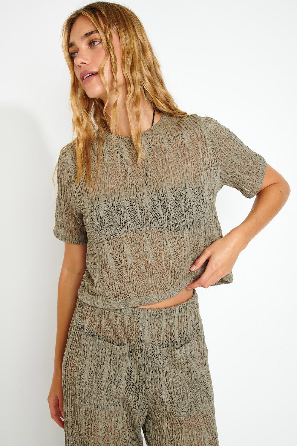 Banana Moon T-SHIRT Khaki PAIGES BEACHSOUL