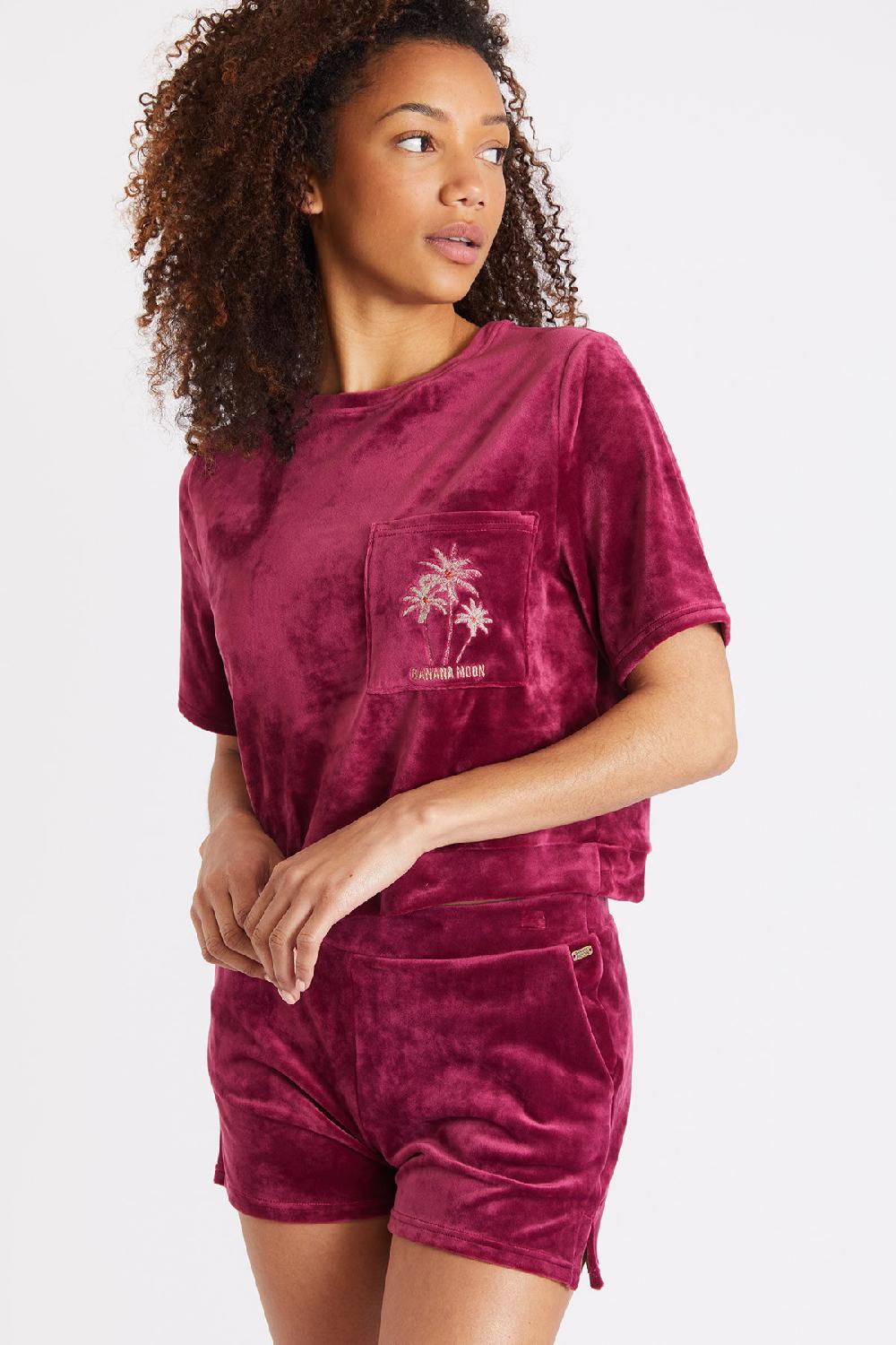 banana moon T-shirt Purple CHLOE SEALAKE