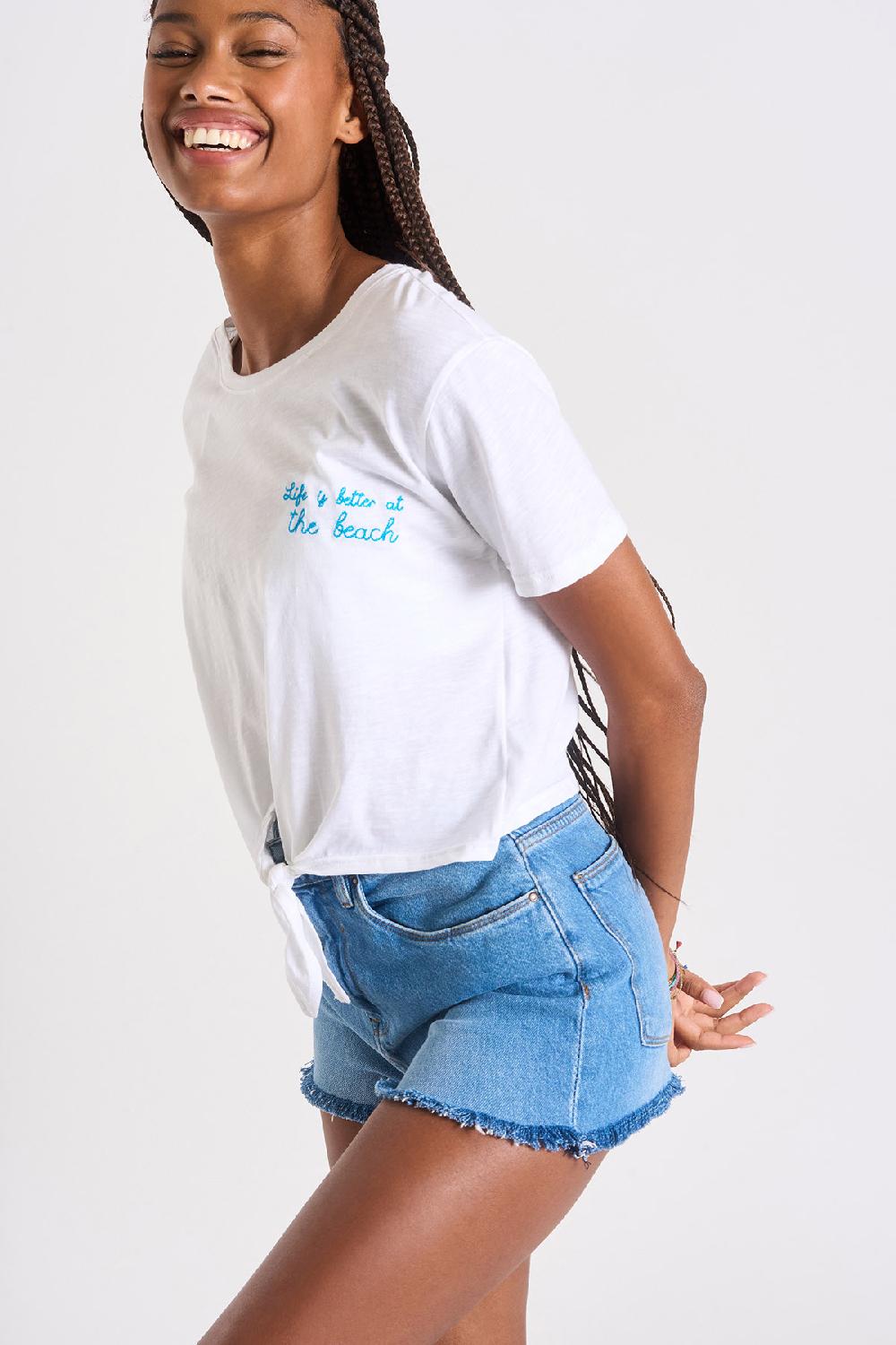 banana moon T-SHIRT White CLOVIS SUNSETRIP