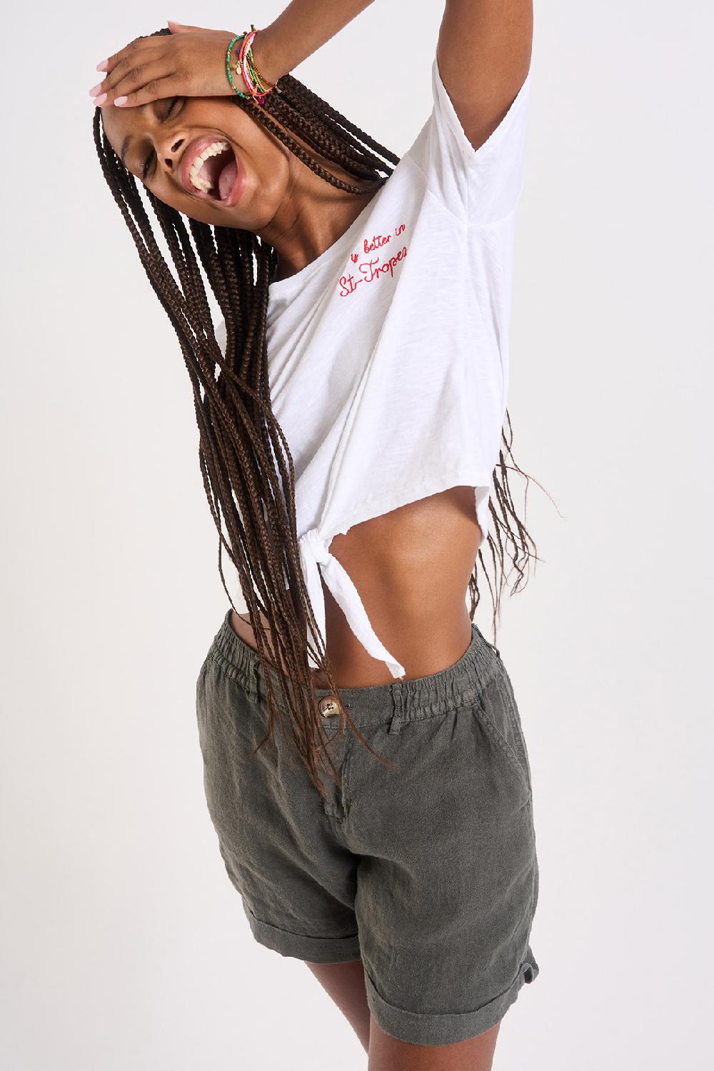 Banana Moon T-SHIRT White CLOVIS SUNSETRIP