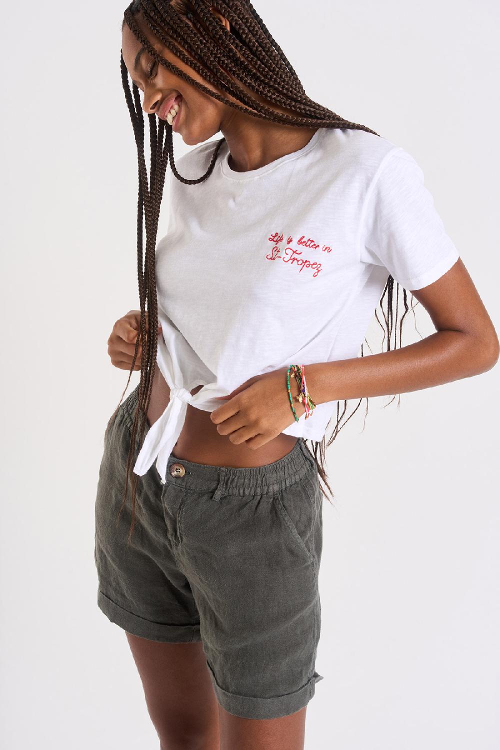 banana moon T-SHIRT White CLOVIS SUNSETRIP