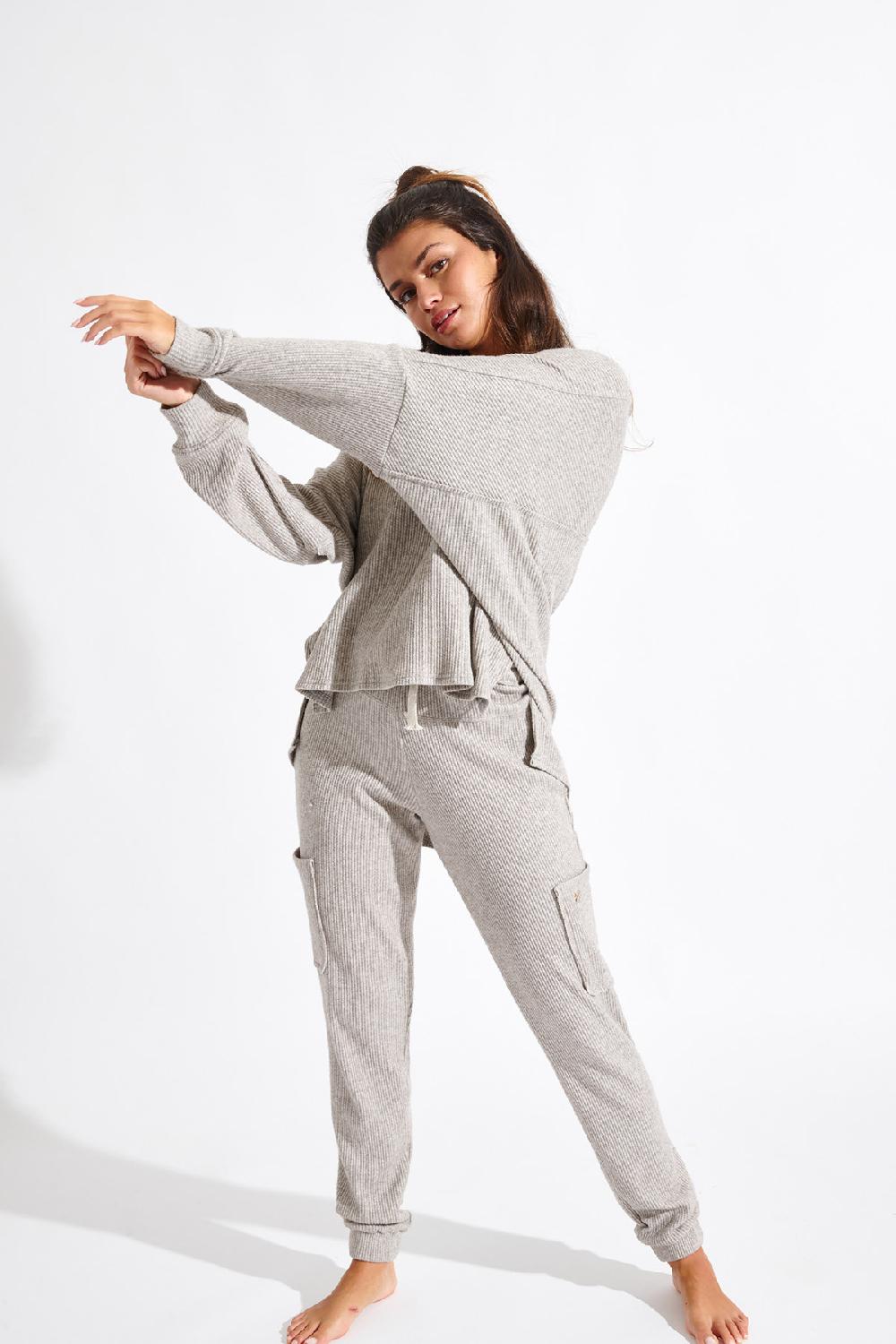 Banana Moon TROUSERS Beige HOWARD PEBBLE