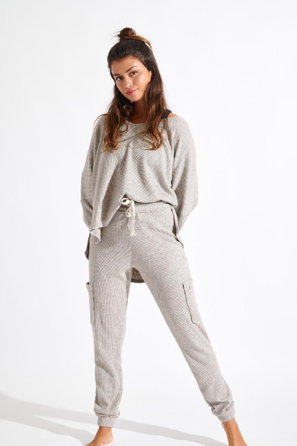 banana moon TROUSERS Beige HOWARD PEBBLE