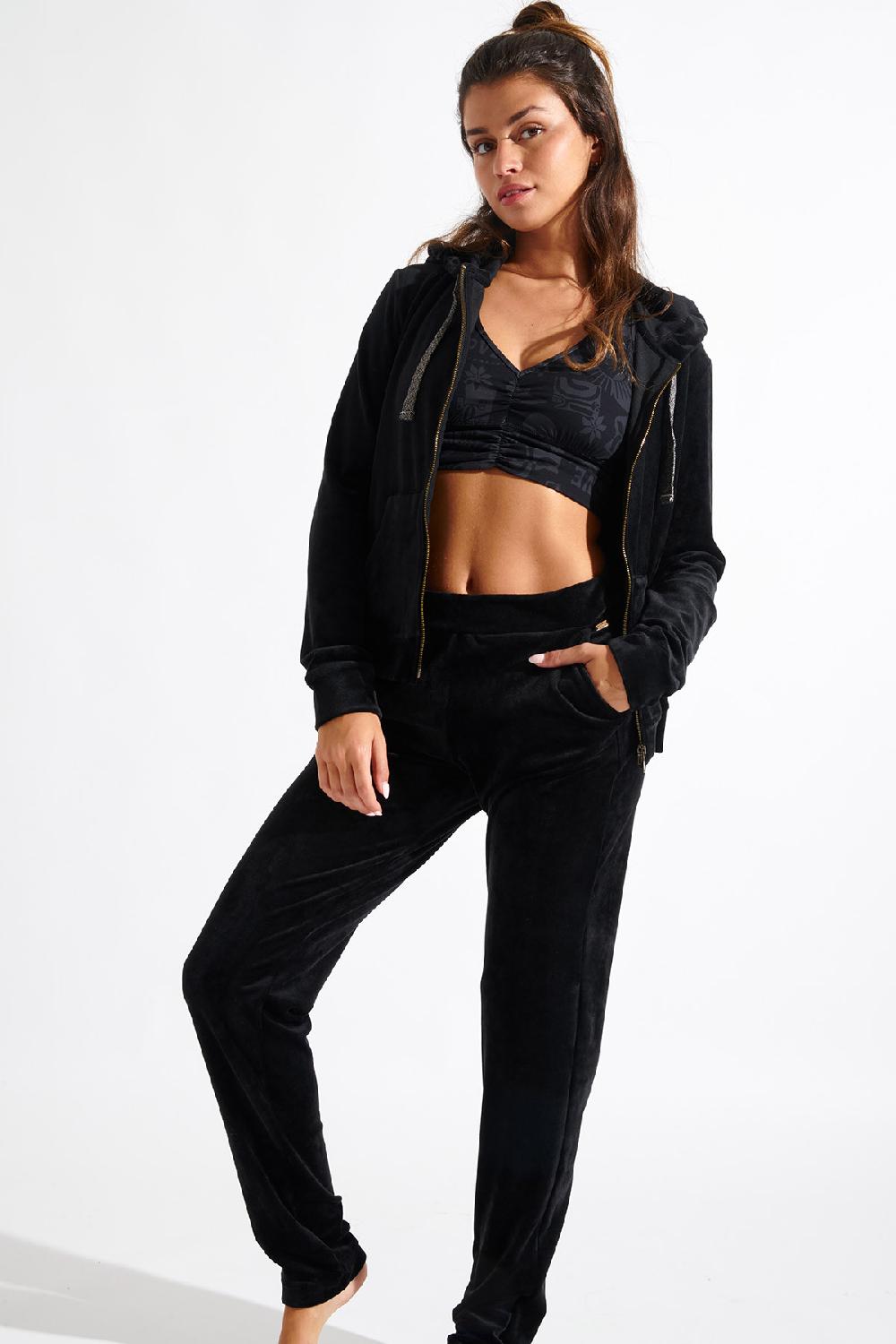 banana moon Trousers Black KEENAN SEALAKE