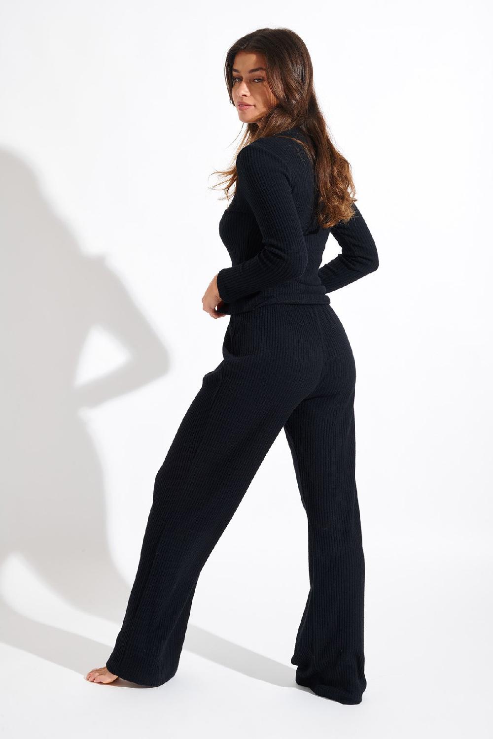 Banana Moon TROUSERS Black MYLAR GINGER