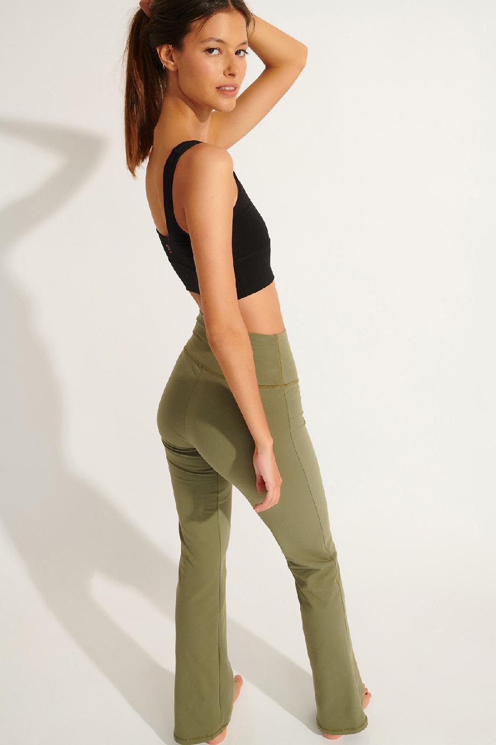 Banana Moon Trousers Green FLOAT WELLDAYS