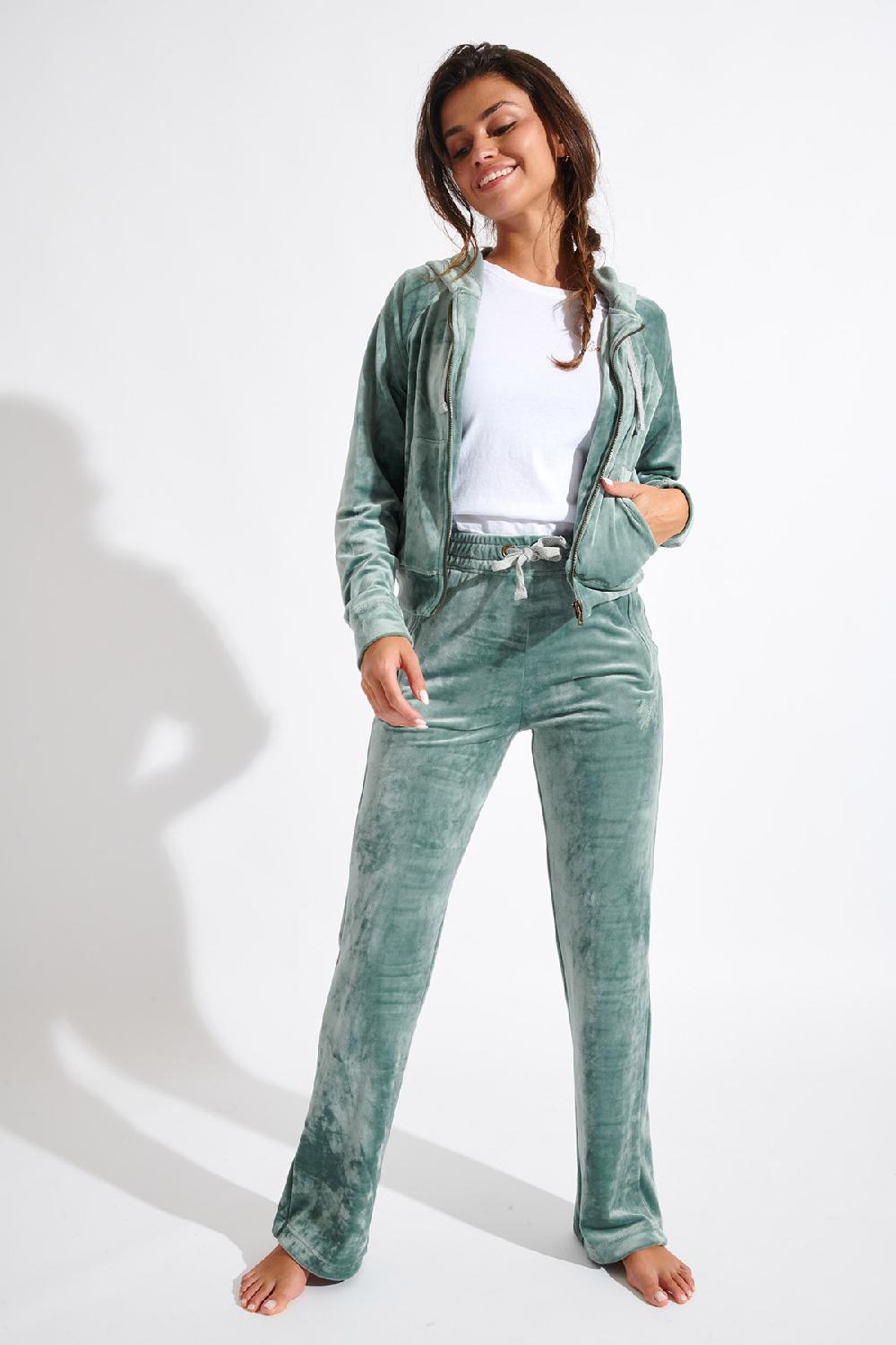 Banana Moon Trousers Green JOSIE SEALAKE