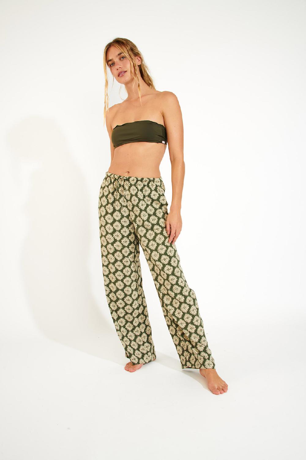 banana moon TROUSERS Khaki OKEAH SARONG