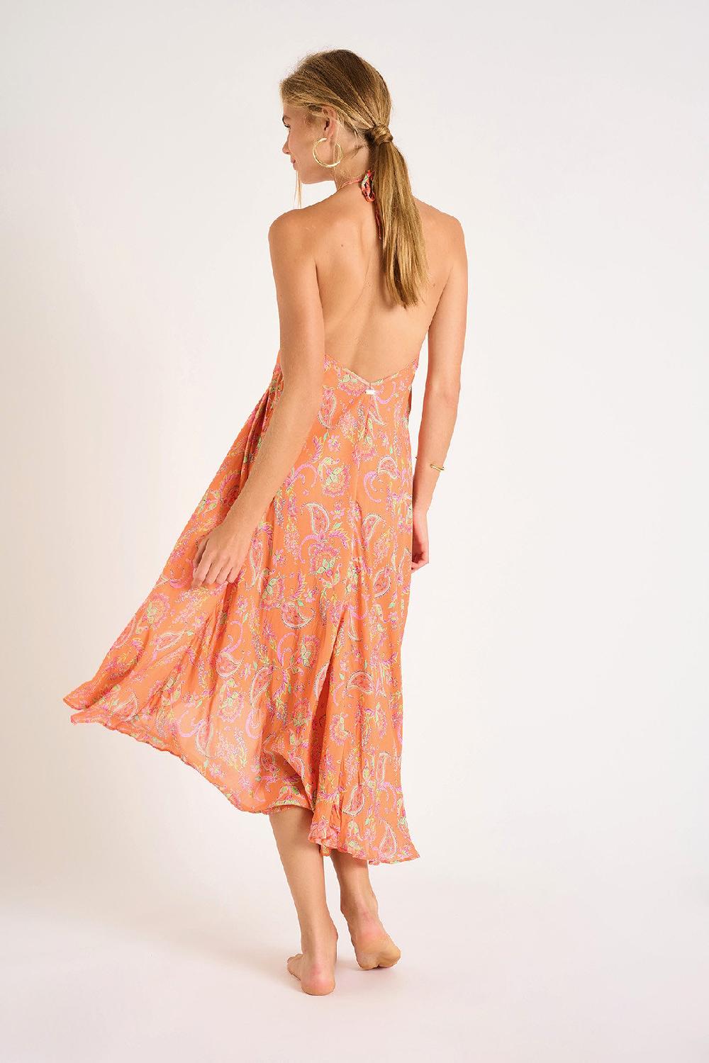 Banana Moon BEACHWEAR DRESS Orange OHARA ALAKURIVOIL