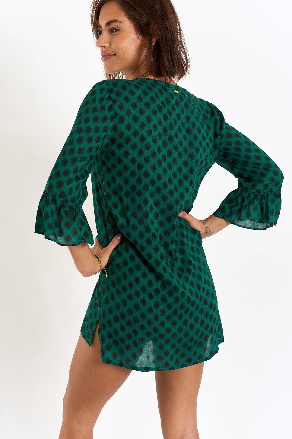 Banana Moon BEACHWEAR TUNIC Green HOALA TALANGAVOIL