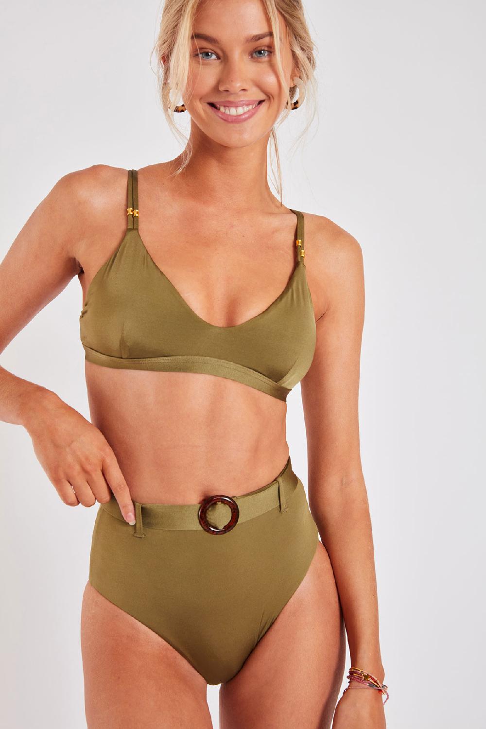 Banana Moon Ito & Soraya Amores Green Two-piece Swimsuit
