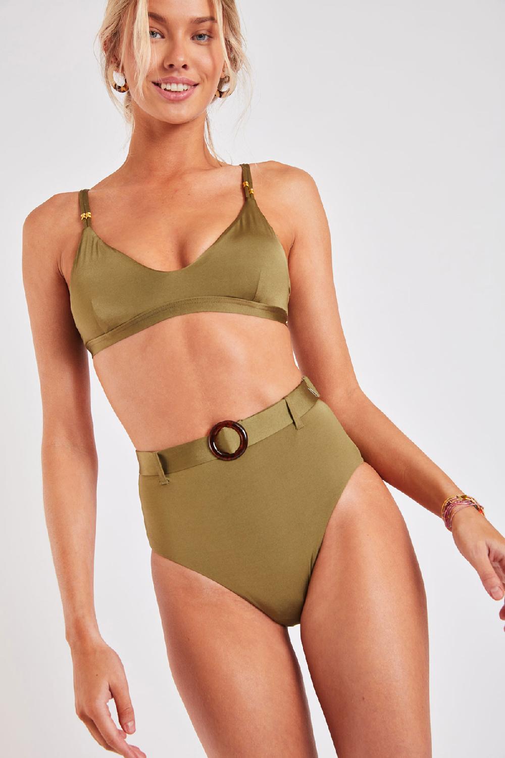 banana moon Ito & Soraya Amores green two-piece swimsuit