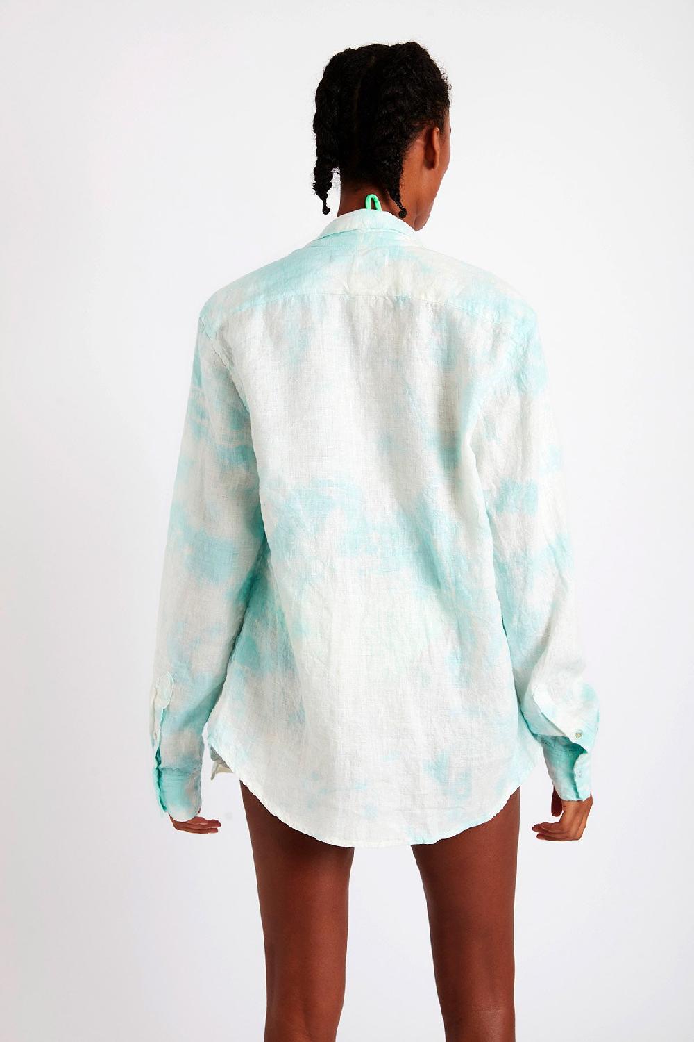 Banana Moon SHIRT Tunique Beachwear Bleu PAROO ARUTA S